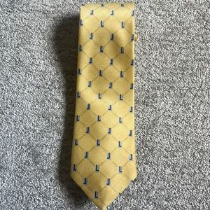 Stagg Shop Yellow Gold Printed Mens Tie
